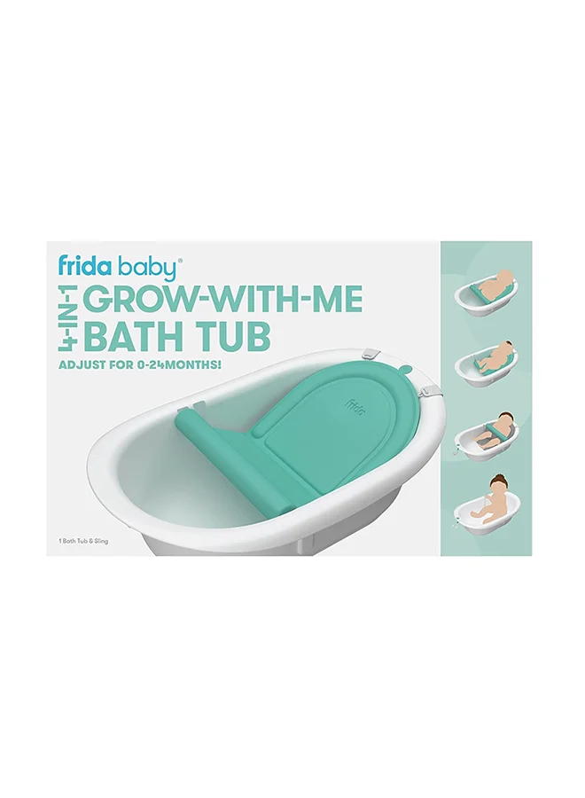 fridababy 4-In-1 Grow With Me Bath Tub For Baby