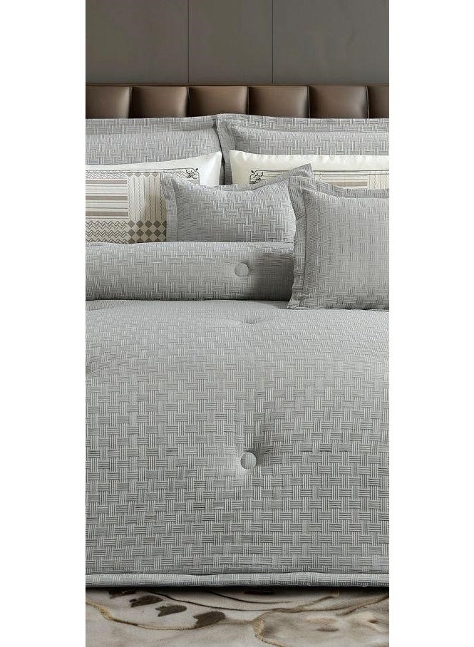 مارك طقم لحاف سرير نفر بتصميم منقوش من المايكروفايبر مقاس 170*220 سم - Image 3