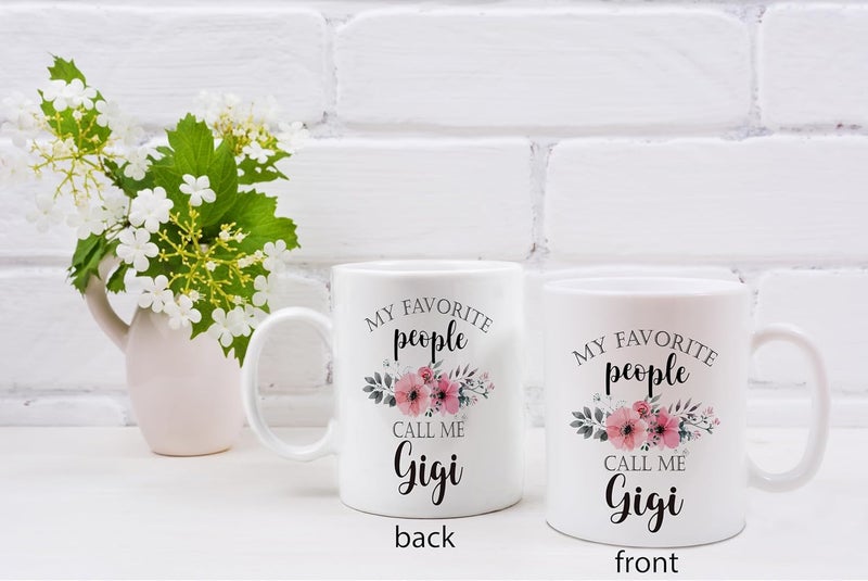 QASHWEY Gigi Mug Gigi Coffee Mug GigiGifts for Grandma Gifts for Gigis Grandma Mothers Day Mugs Tea Cup Gifts for GrandmaGigi My Favorite People Call Me GigiCoffee Cups Ceramic 11oz - Image 5
