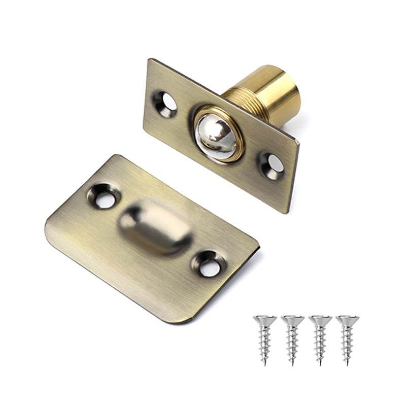 Adjustable Length Door Catch Brass Interior Functional Catches Bronze Color - Image 2