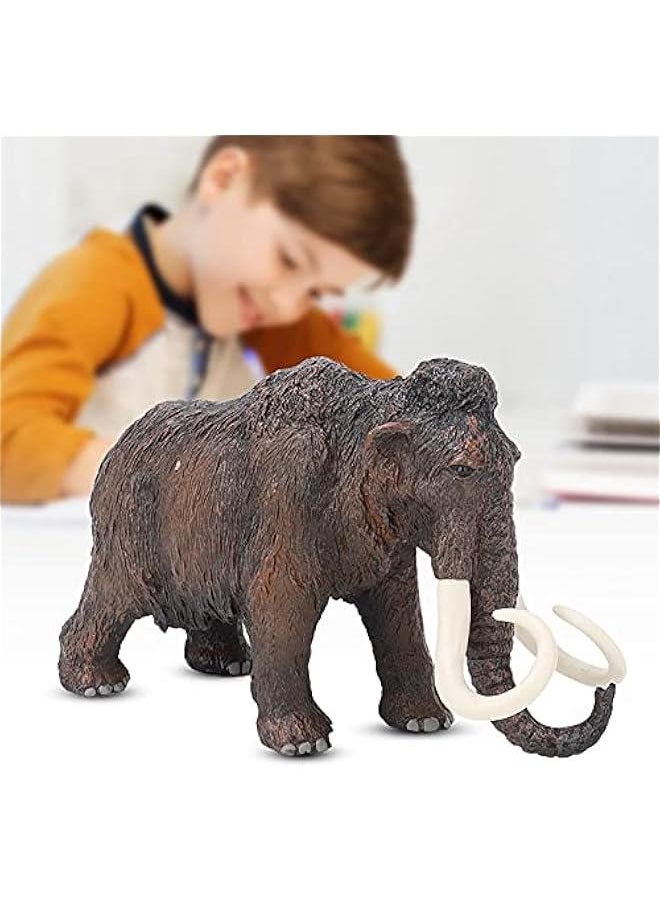 Generic - Mini Wildlife Toy Figurine, Animal Figures, Smooth Soft Surface Design Won't Hurt Kids, Cultivate Children's Animals Knowledge, Plastic Simulated Toy for Home Decoration(Ancient Mammoths) - Image 1