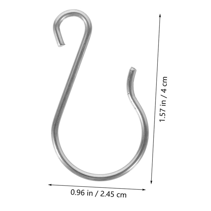 30 Plastic Curtain Hooks Smooth Gliders For Easy Installation On Rails In Bathroom Dressing Room - Image 3