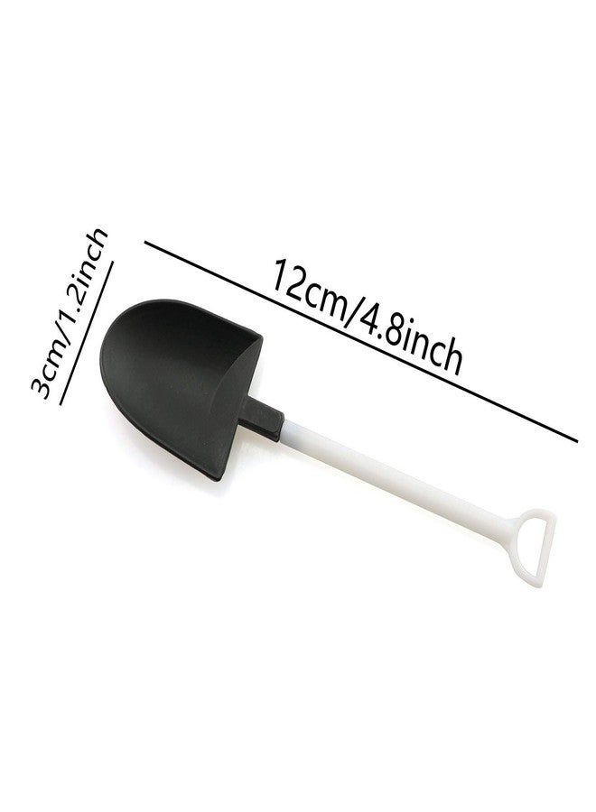 Tegg Dessert Spoon 50PCS Plastic Disposable Mini Shovel Shaped Spoons For Potted Cake Ice Cream Garden Party - Image 4