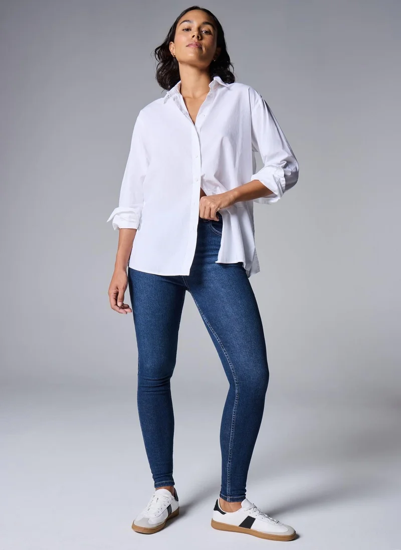 Matalan Darkwash April Skinny Jeggings