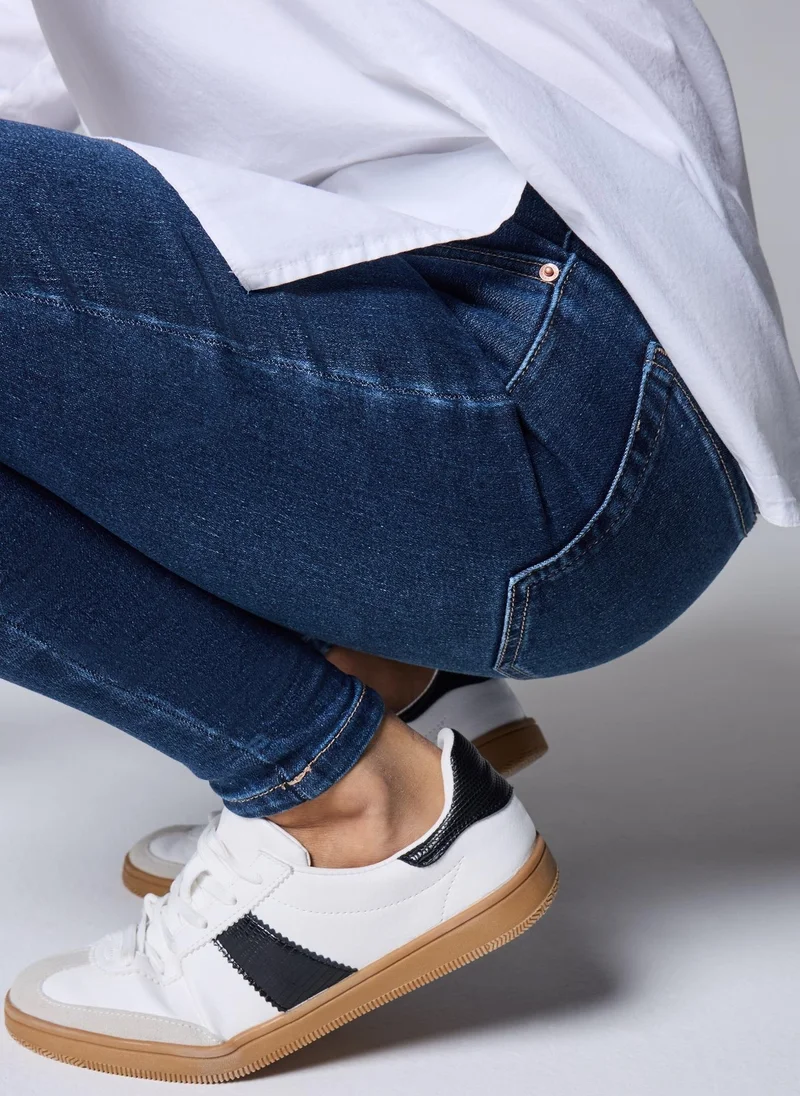 Matalan Darkwash April Skinny Jeggings