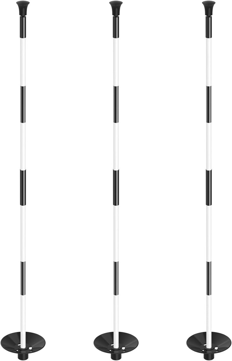 KINGTOP Golf Flagstick - Portable Design, Practice Putting Green Flag Stick for Yard, Club - Golf Pole Pin Flagpole, 3FT or 6FT Heights Available - Image 1