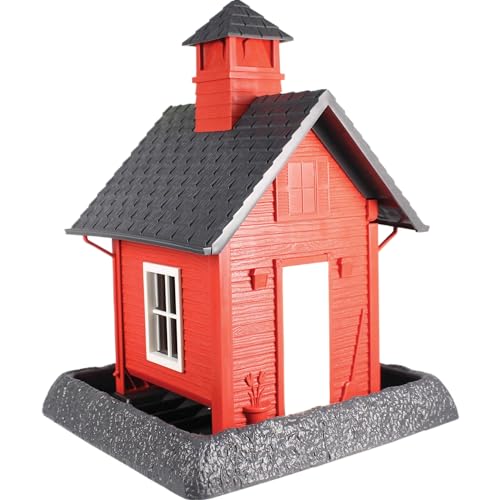 North States Bird Village Collection School House Birdfeeder