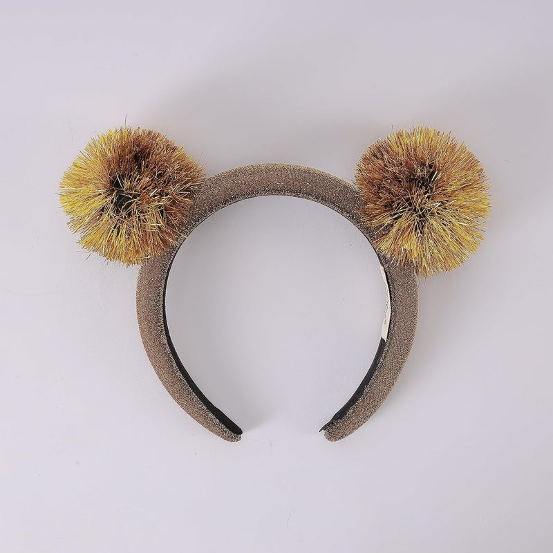 GLITTERS Trendy and Stylish Golden Glam Headband for Kids and Girls - Image 1