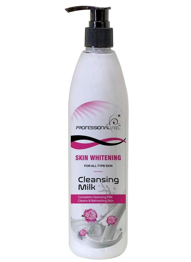 professional feel - Skin Whitening Cleansing Milk For All Skin Type (Smooth Soft & Clean Skin) Healthy & Brightening 500 Gm - Image 1