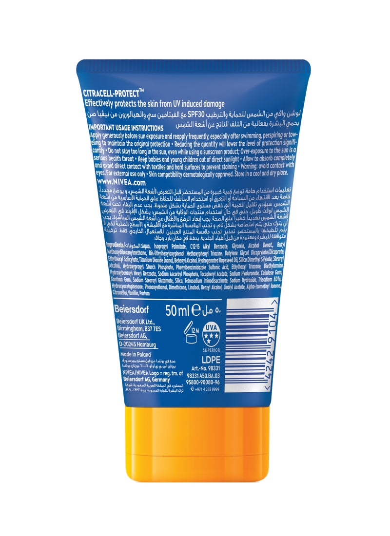 Nivea Sun Protect And Moisture Spf30 To Go Lotion Providing Instant Effective Uva + Uvb Protection 50ml - Image 2