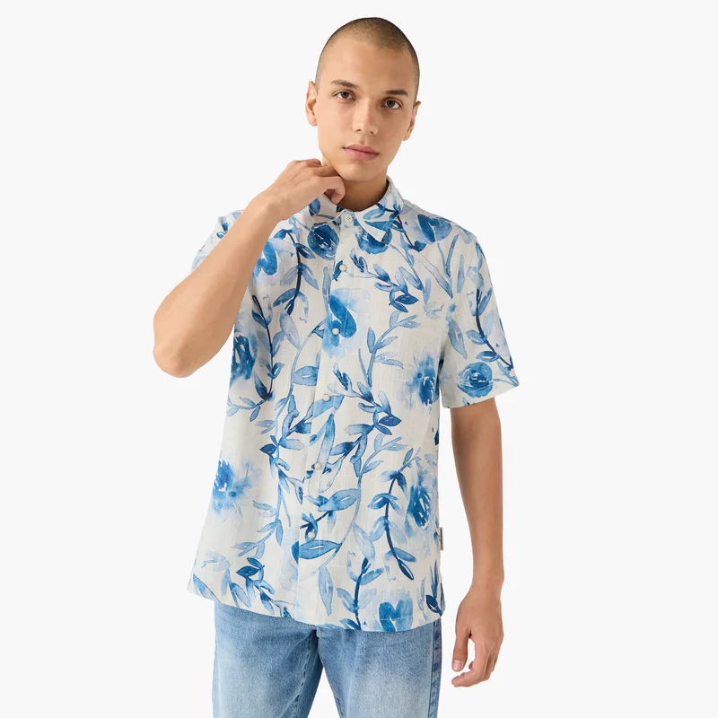 Lee Cooper Lee Cooper All-Over Floral Print Shirt