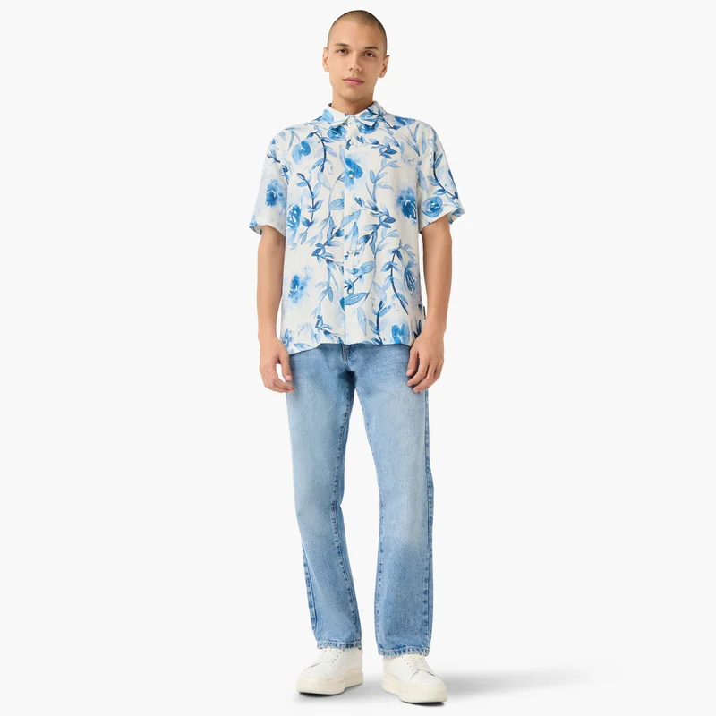 Lee Cooper Lee Cooper All-Over Floral Print Shirt