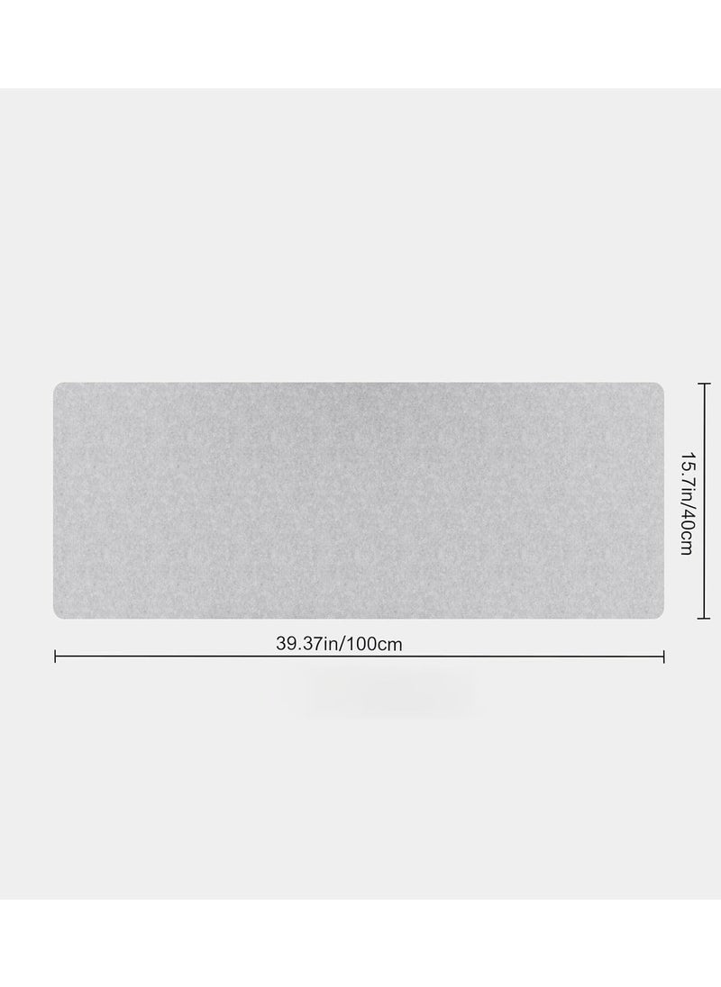 Digipace Mousepad,Non-slip Felt Desk Mat,Mouse base, Grey  - Image 3