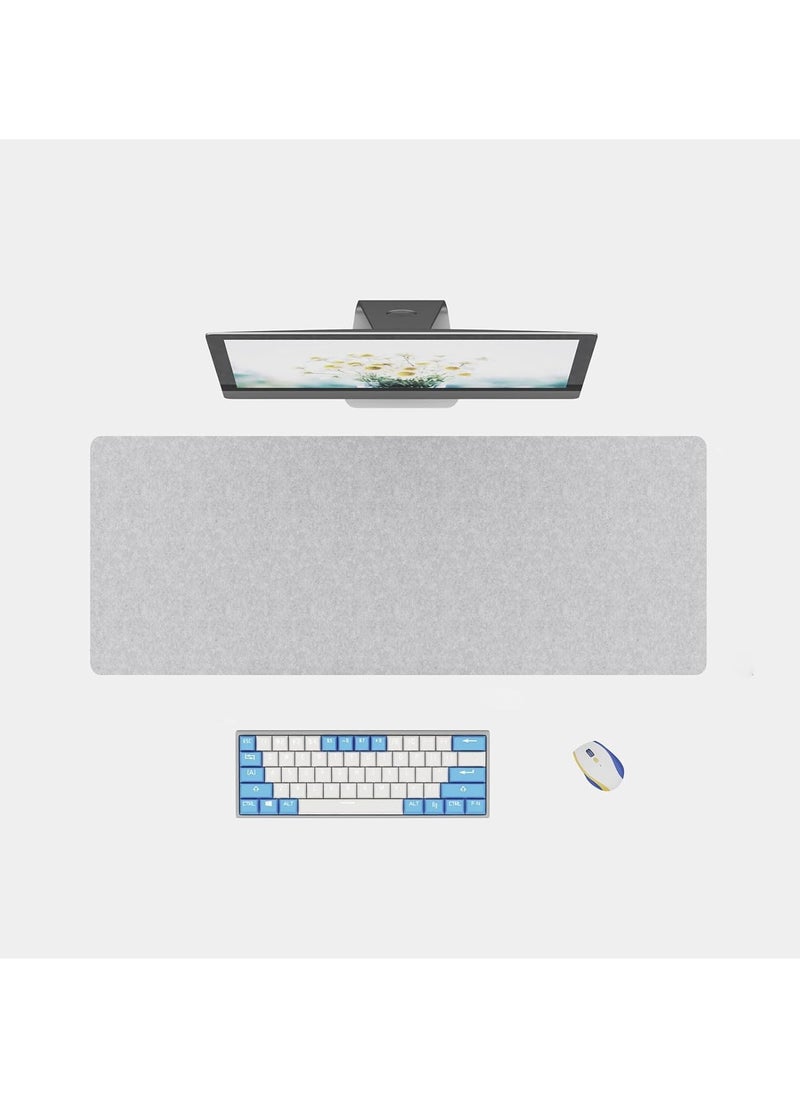 Digipace Mousepad,Non-slip Felt Desk Mat,Mouse base, Grey  - Image 2