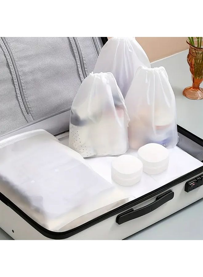 3pcs Transparent Round Storage Boxes For Makeup Remover Pads Brushes Travel Organizer - Image 1