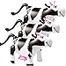 Bedwina Inflatable Cow Toys Set of 3 Cute Cartoon Inflatable Farm Animals Party Decorations Blow Up Cow Yard Game Props for Kids Birthday and Barnyard Themed Events - Image 3