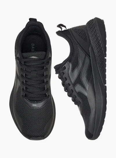 Dash Women Panelled Sports Shoes with Lace-Up Closure