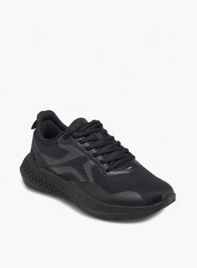 Dash Women Panelled Sports Shoes with Lace-Up Closure