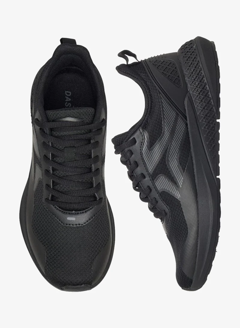 داش حذاء رياضي نسائي بأربطة وتصميم متعدد الألواح