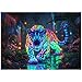 PPuzzling Wild Leopard Puzzles for Adults 1000 Pieces Neon Jungle Forest Wildlife Jigsaw Puzzles Colorful Hunting Animal Puzzle - Image 4