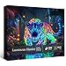 PPuzzling Wild Leopard Puzzles for Adults 1000 Pieces Neon Jungle Forest Wildlife Jigsaw Puzzles Colorful Hunting Animal Puzzle - Image 2