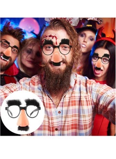Generic 5 Pcs Funny Glasses with Big Nose Eyebrows and Mustache, Disguise Glasses, Perfect Party Favors, Suitable for parties, funny photos  - Image 5