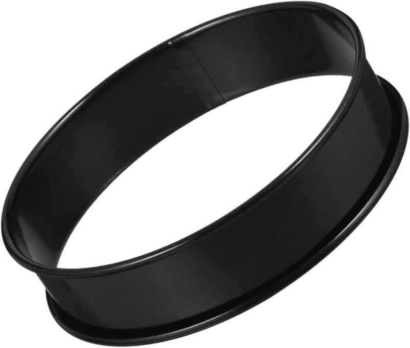 Garneck Non-stick Muffin Baking Ring 10cm Stainless Steel Pancake and English Muffin Mold Baking Accessory for Home Kitchen - Image 1