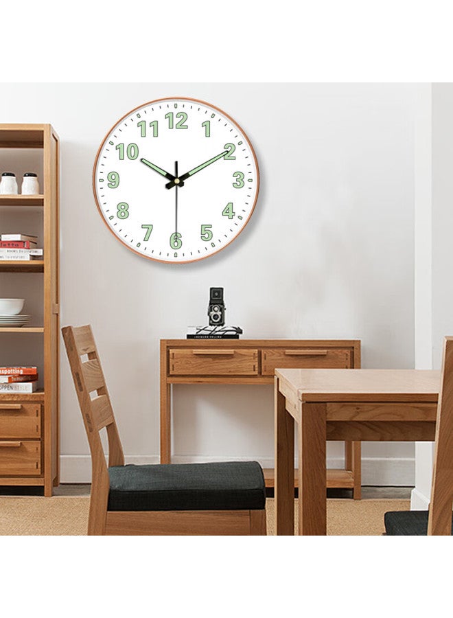 Peng Chuang Pengchuang Light Luxury Luminous Clock Wall Clock Living Room Fashion Modern Simple Quartz Clock Wall-mounted Table Home Clock No Punching - Image 3