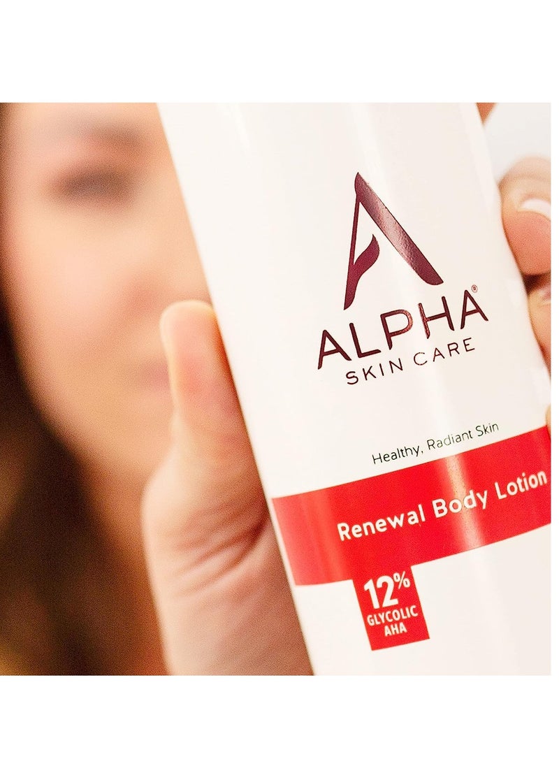 Alpha Alpha Skin Care Revitalizing Body Lotion, 12% Glycolic AHA, Multi-Purpose Daily Moisturizer, Hydrates & Exfoliates, Anti-Aging, 12 oz, Pack of 2  - Image 3