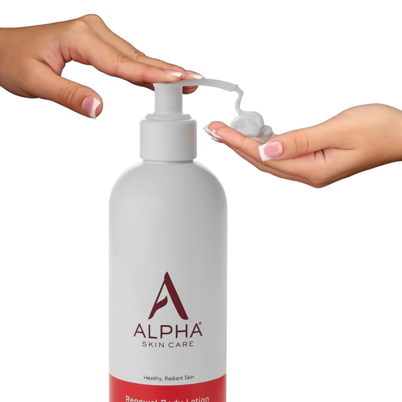 Alpha Skin Care Revitalizing Body Lotion, 12% Glycolic AHA, Simple & Effective Daily Moisturizer Hydroxy Acid, Hydrates & Exfoliates for Soft, Smooth Skin, Anti-Aging, 12 Oz, Pack of 2 - Image 4