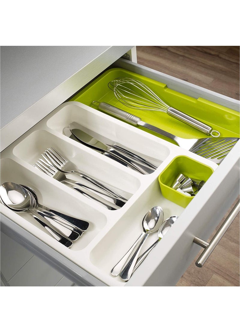 Kitchen Drawer Organizer White/Green - pzsku/ZF1572E4489F556BA147BZ/45/_/1652595456/2356bc2a-d6d6-4b2a-9e0b-36274bbe0055