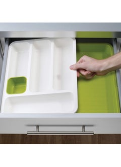 Drawer Store Kitchen Drawer Organizer White/Green  - Image 4