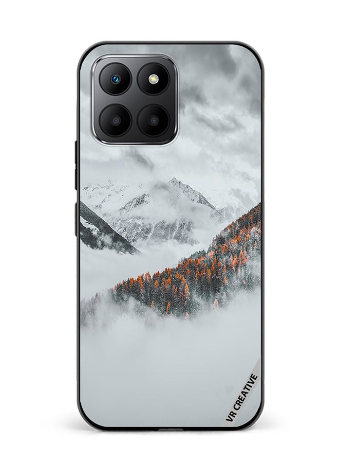 VR CREATIVE Protective Case Cover For Honor 70 Lite Frosted Orange Design Multicolour - Image 1