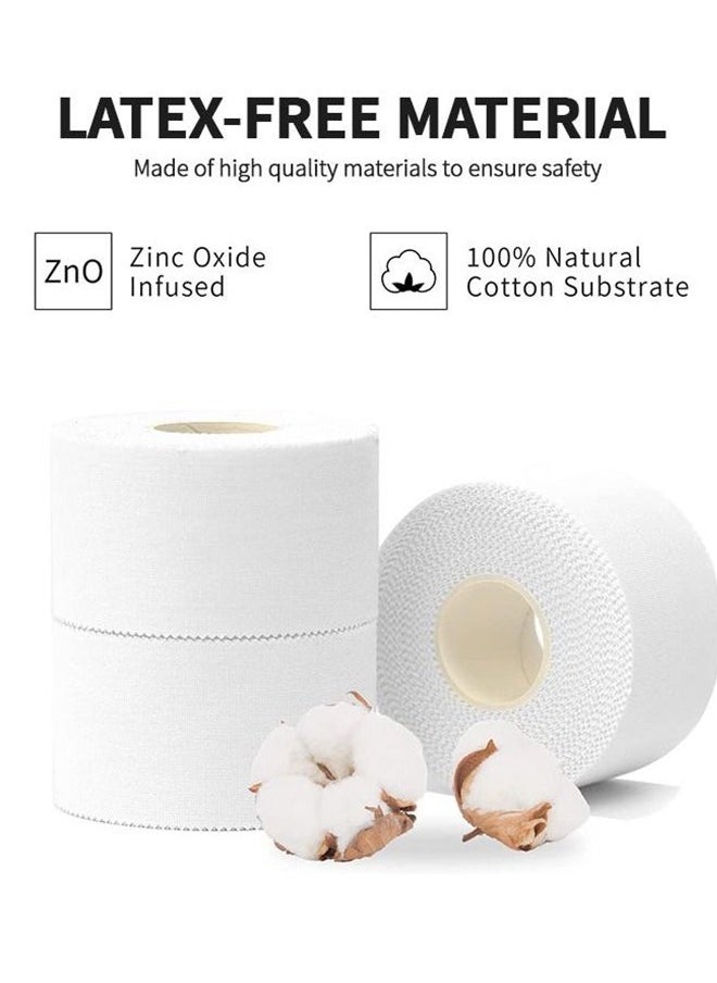 Lemon 2 Pack Athletic Pre Wrap Tape & Self Adhesive Bandage, Premium Athletic Tape Easy Tear Sports Foam Bandage, Sport Pre wrap Athletic Tape for Ankles Wrists Hands Elbows and Knees  - Image 5