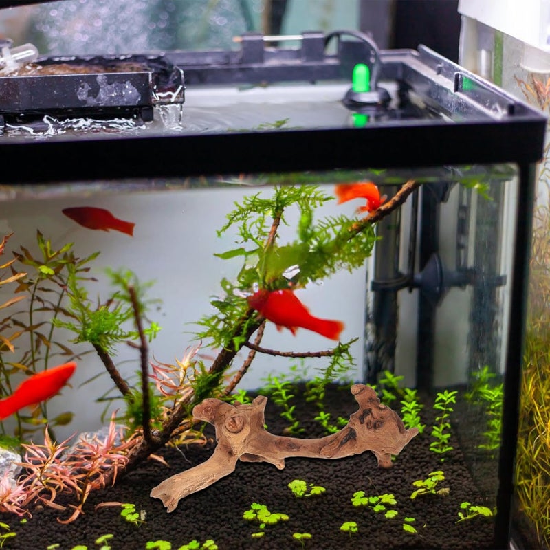 4pcs Aquarium Driftwood Decor Natural Wood Craft 15-20cm for Fish Tank Landscaping and Freshwater Habitat Accessories - Image 3