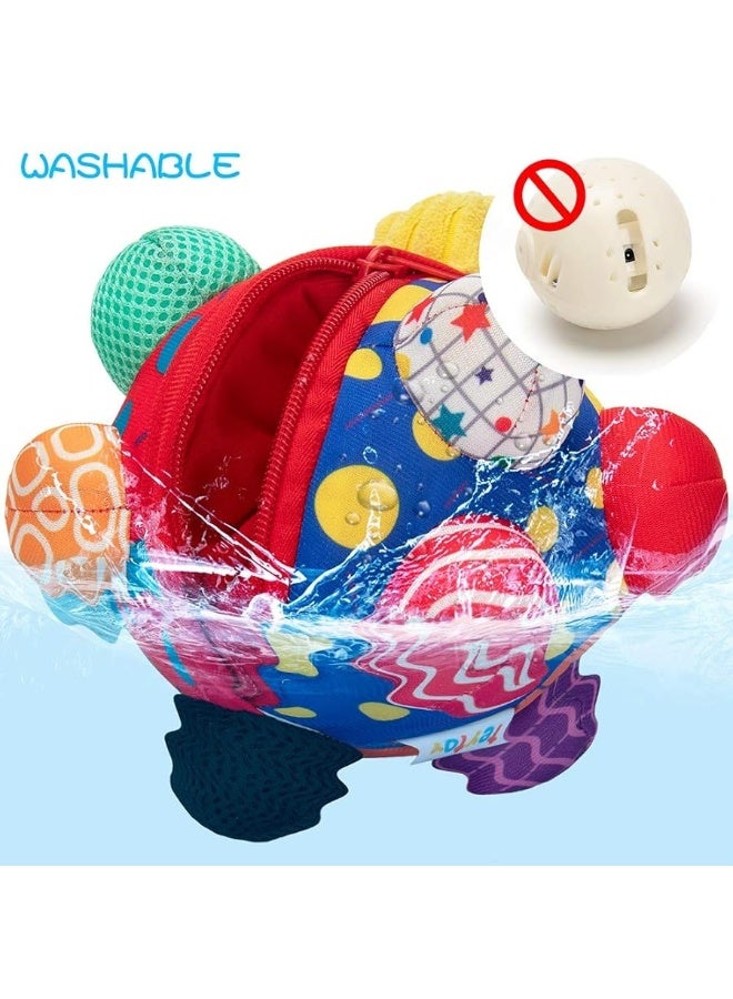 teytoy Baby Music Shake Dancing Ball Toy,Developmental Bumpy Ball Sensory Soft Toys,Easy to Grasp Bumps Help Develop Motor Skills - Image 5