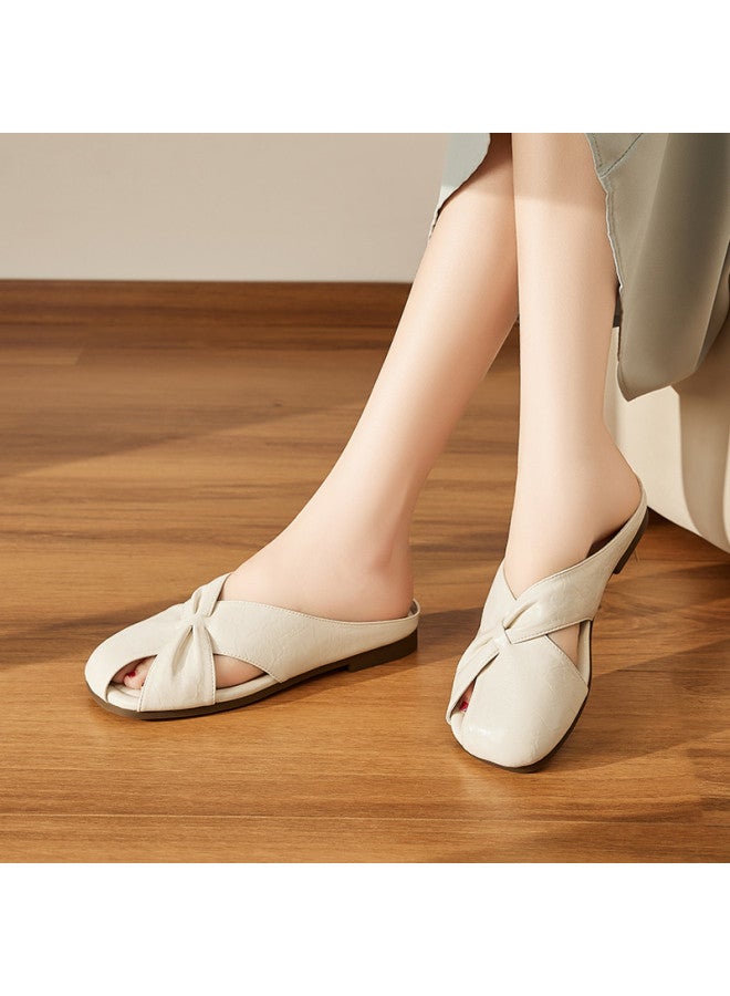15MINS Belle International Women's Flip Flops 2025 Summer New Twist Knot Sandals Breathable Slippers For Outdoor Wear - Image 5