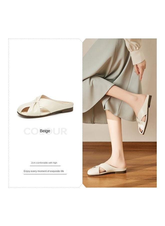 15MINS Belle International Women's Flip Flops 2025 Summer New Twist Knot Sandals Breathable Slippers For Outdoor Wear - Image 2