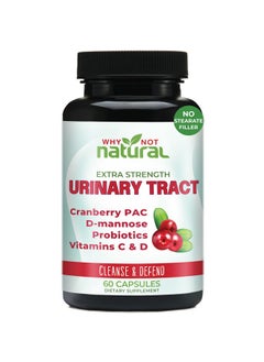5In1 Uti Pills With D Mannose Cranberry Pac Extract Probiotics And Vitamin C & D Urinary Health Formula For Women And Men Supports Bladder And Yeast Infection