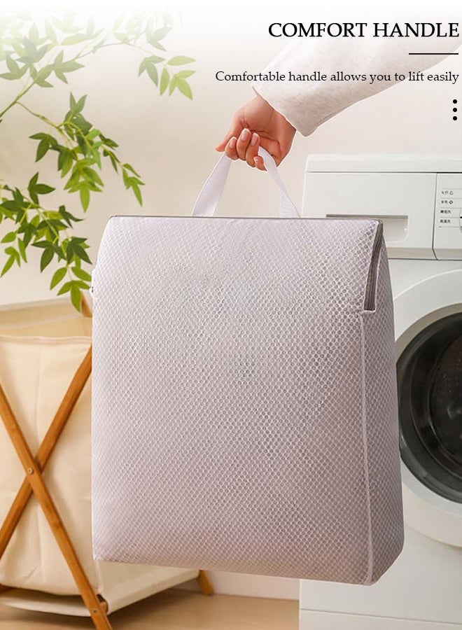 DUNISO 6PCS Mesh Laundry Bags, Thickened Washing Machine Bags for Delicates with Premium Zipper, Reusable Travel Storage Organizer Bag for Blouse, Bra, Hosiery, Stocking, Underwear - Image 5