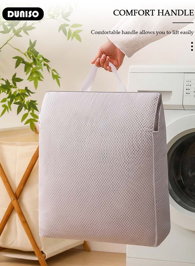 DUNISO 6PCS Mesh Laundry Bags, Thickened Washing Machine Bags for Delicates with Premium Zipper, Reusable Travel Storage Organizer Bag for Blouse, Bra, Hosiery, Stocking, Underwear  - Image 5