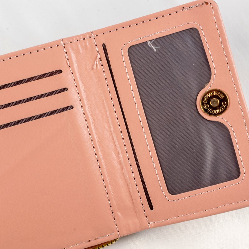 Leather Flip Wallet & Card Holder with Multiple Pockets - Green - Image 4