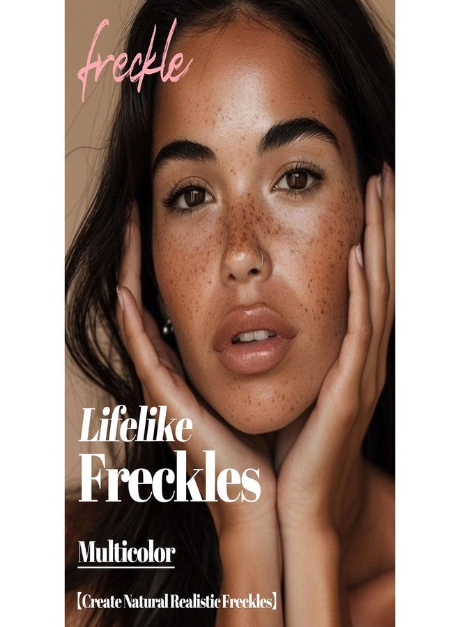 Liopif Freckle Pen, Fake Freckles Pen for Natural Sunkissed Makeup,Faux Face Freckles Pens Waterproof and Long Lasting,Soft Sopt Freckles Pens,2PACK(#01 Gray) - Image 2