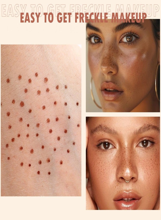 Liopif Freckle Pen, Fake Freckles Pen for Natural Sunkissed Makeup,Faux Face Freckles Pens Waterproof and Long Lasting,Soft Sopt Freckles Pens,2PACK(#01 Gray) - Image 5