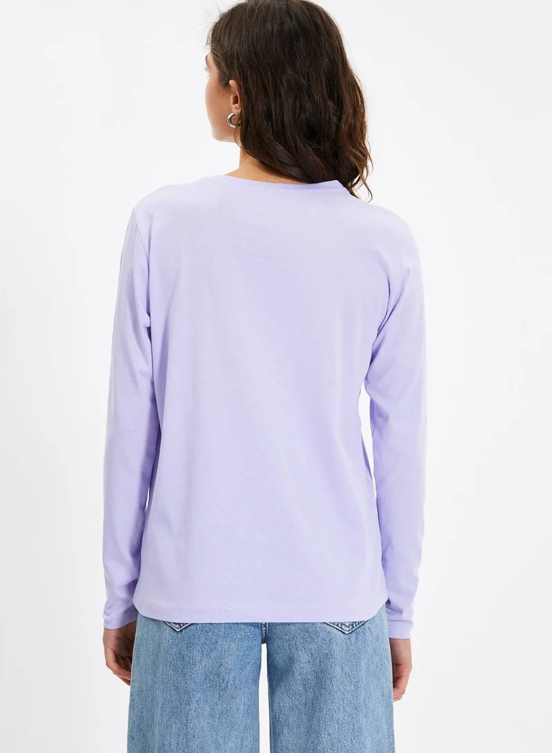 trendyol 2-Pack Round Neck Knitted T-Shirt