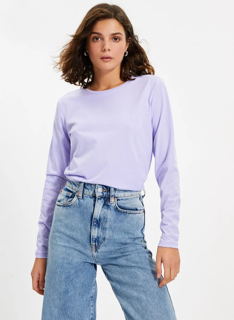 trendyol 2-Pack Round Neck Knitted T-Shirt