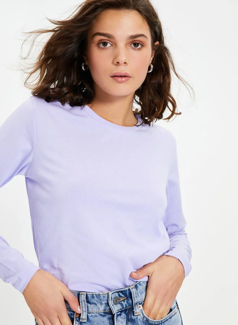 trendyol 2-Pack Round Neck Knitted T-Shirt