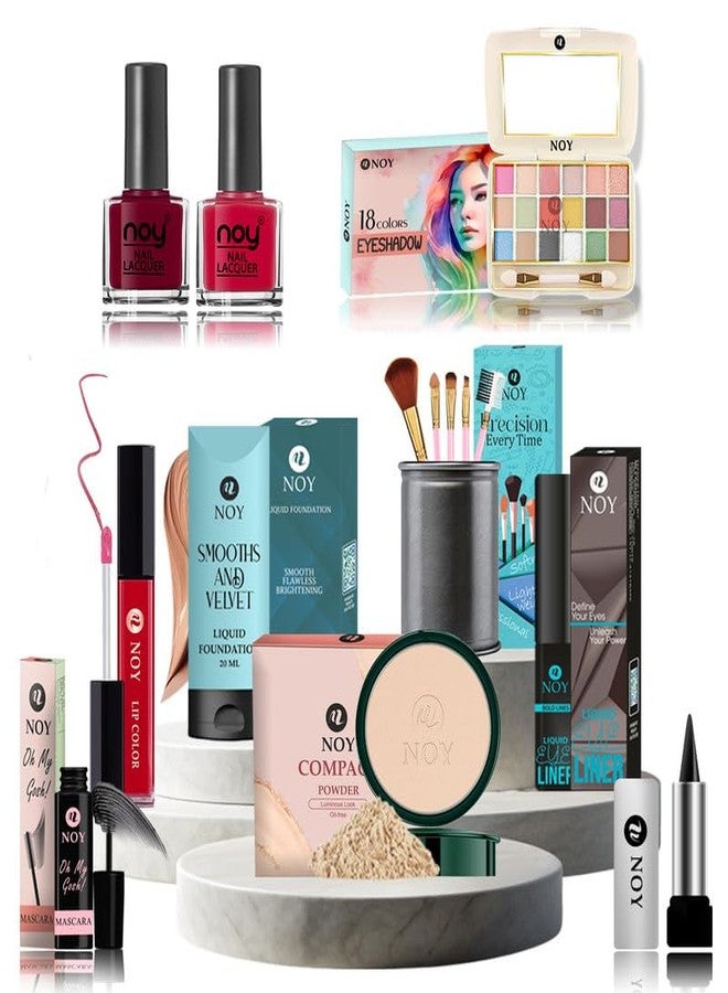 NOY Makeup Kit for All Occasions Offers Professional Grade Products For Stunning Makeup Styles Pack of 14 pcs #496 - Image 1