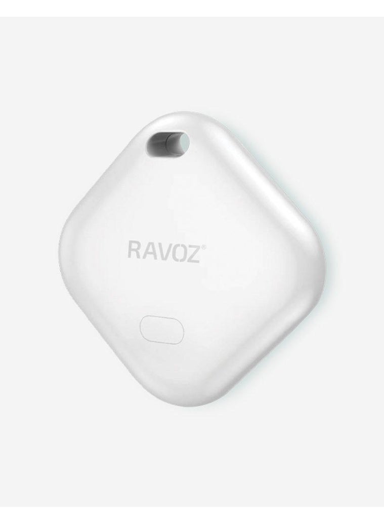 RAVOZ World Tag Anti-Lost Device | Real Time Tracking | Geofence Alert | Compact Size |  Replaceable Coin Li Battery | Works with Apple Find My - Image 1