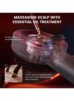 XICEN Multifunctional Hair Massager, Portable Smart Scalp Massager，Electric Massage Comb With IPX7 Waterproof  - Image 2